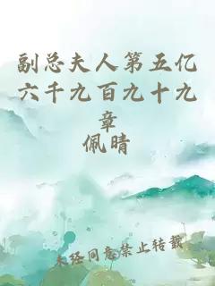 副总夫人第五亿六千九百九十九章