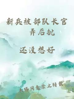 新兵被部队长官懆弄后批