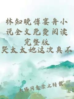 林知晚傅宴舟小说全文免费阅读完整版