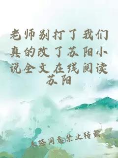 老师别打了我们真的改了苏阳小说全文在线阅读