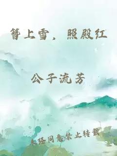 簪上雪,照殿红