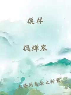 模样