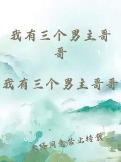 我有三个男主哥哥