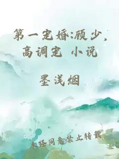 第一宠婚:顾少,高调宠 小说