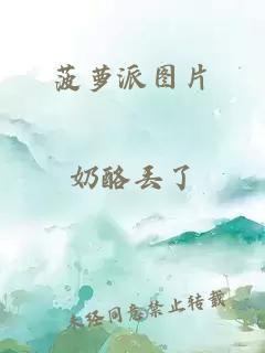 菠萝派图片