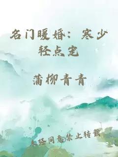 名门暖婚：寒少轻点宠