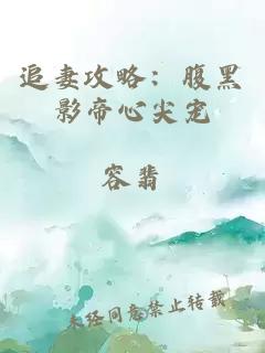 追妻攻略：腹黑影帝心尖宠