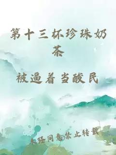 第十三杯珍珠奶茶