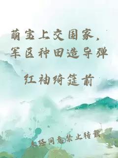 萌宝上交国家，军区种田造导弹