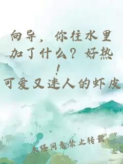 向导，你往水里加了什么？好热！
