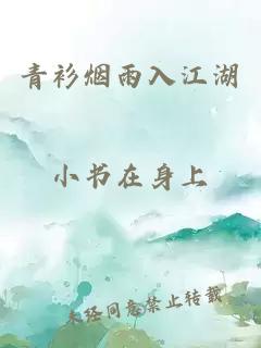 青衫烟雨入江湖