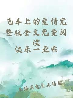 飞车上的爱情完整版全文免费阅读