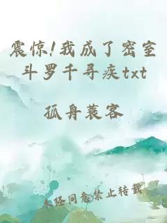 震惊!我成了密室斗罗千寻疾txt