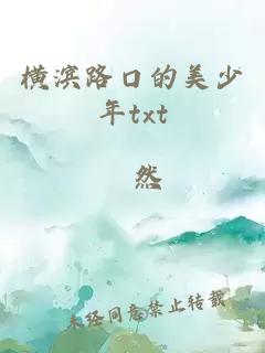 横滨路口的美少年txt