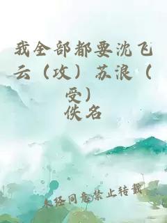 我全部都要沈飞云（攻）苏浪（受）