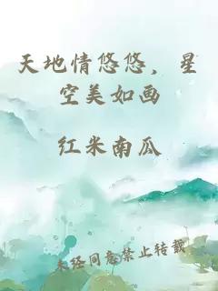 天地情悠悠,星空美如画