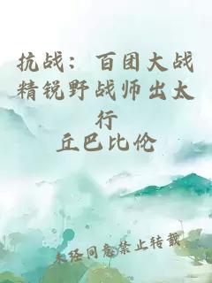 抗战：百团大战精锐野战师出太行