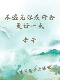 不遇见你或许会更好一点