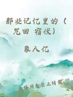 那些记忆里的(咒回 宿伏)