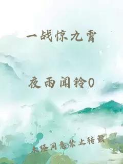 一战惊九霄