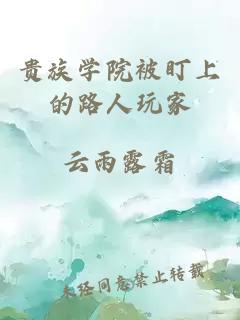 贵族学院被盯上的路人玩家