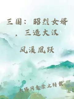 三国：昭烈女婿，三造大汉