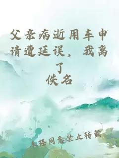 父亲病逝用车申请遭延误，我离了