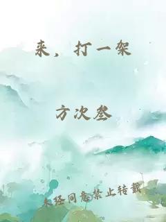 来，打一架