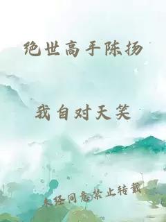 绝世高手陈扬