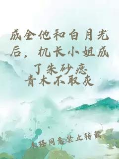 成全他和白月光后,机长小姐成了朱砂痣