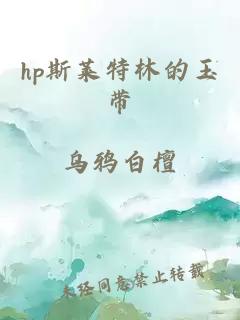 hp斯莱特林的玉带