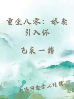 重生八零：娇妻引入怀